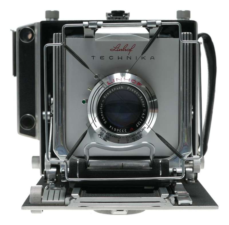 Linhof Technika III 4x5 large format film camera Schneider Press-Xenar 1:4.7 f=127 Angulon Symmar