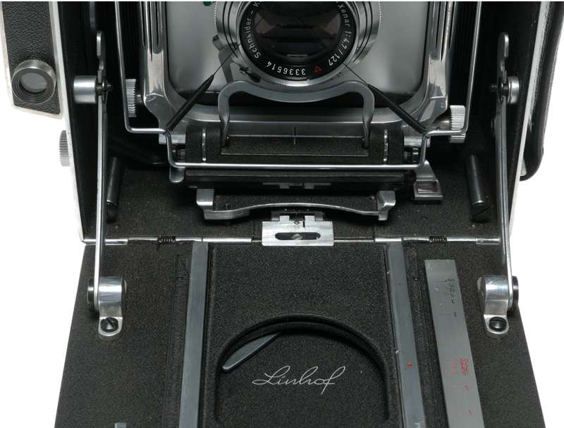 Linhof Technika III 4x5 large format film camera Schneider Press-Xenar 1:4.7 f=127 Angulon Symmar