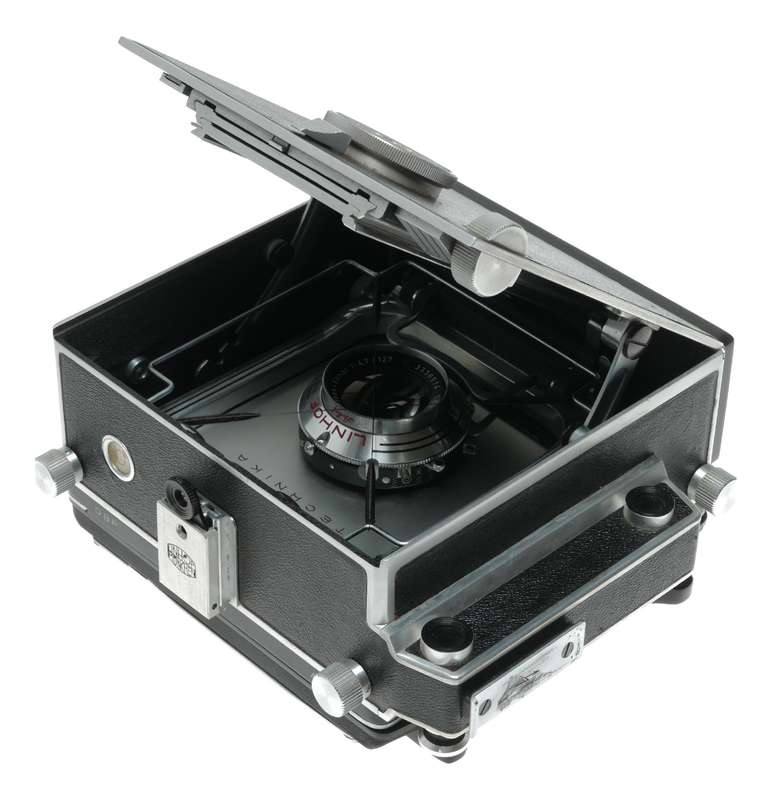 Linhof Technika III 4x5 large format film camera Schneider Press-Xenar 1:4.7 f=127 Angulon Symmar