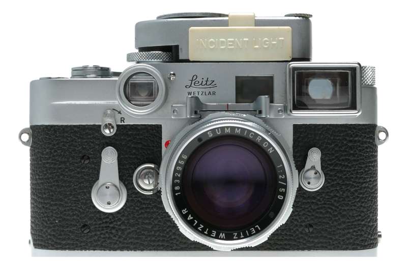 Leica M3 35mm film RF Summicron 2/50 Summaron 2.8/35 Elmarit accessories in box
