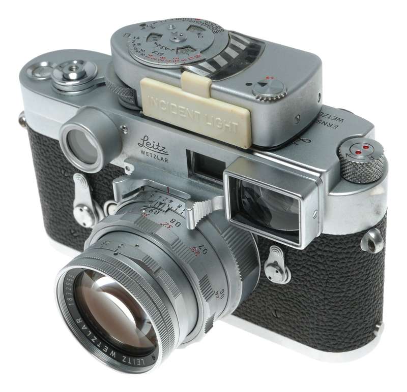 Leica M3 35mm film RF Summicron 2/50 Summaron 2.8/35 Elmarit accessories in box