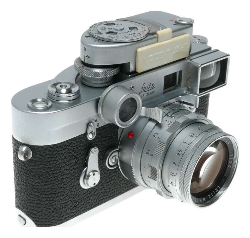 Leica M3 35mm film RF Summicron 2/50 Summaron 2.8/35 Elmarit accessories in box