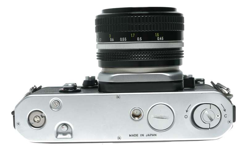 Nikon F2S Photomic SLR film camera Nikkor 1:1.4 50mm MD-2 MB-1 motor flash tele converter