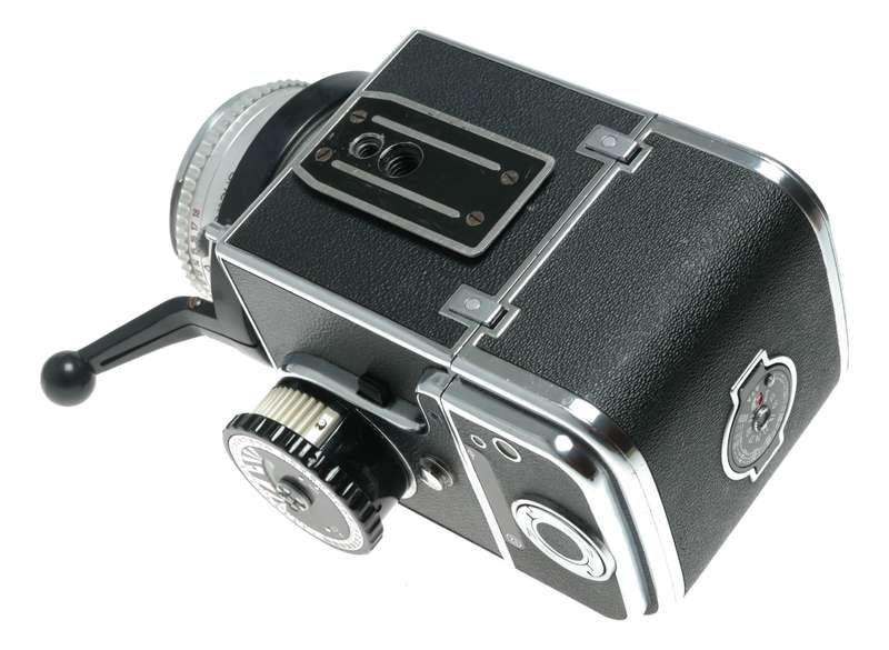 Hasselblad 500C film camera Zeiss Planar 1:2.8 f=80mm lenses filters finders roll film magazine.