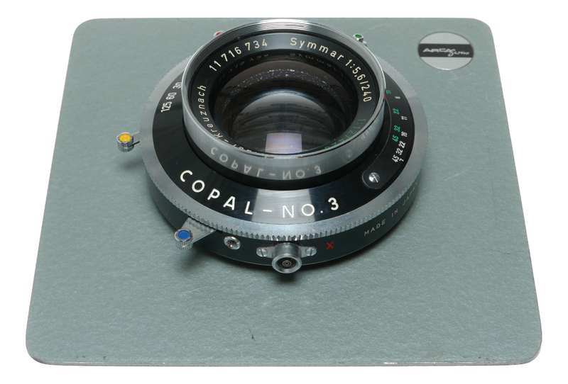 Schneider Symmar 1:5.6/240 1:12/420 dual range convertible lens Arca-Swiss board