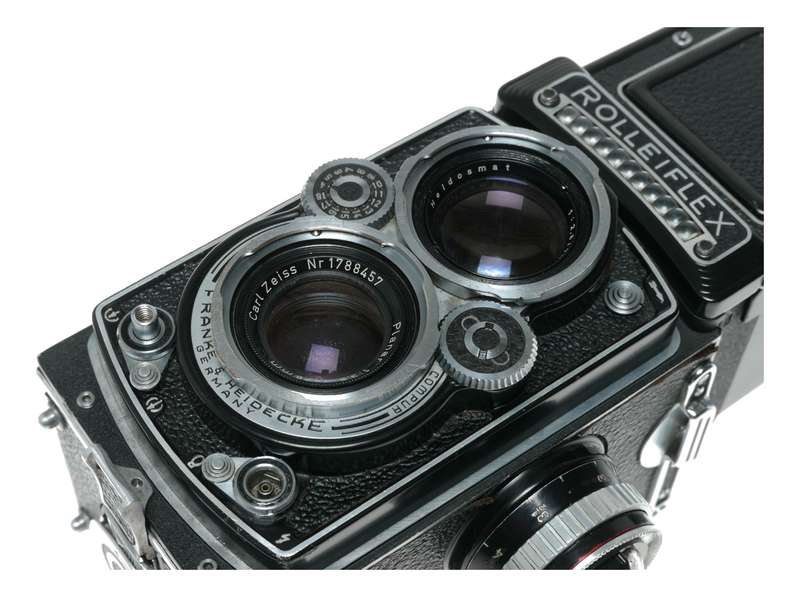 Rolleiflex 6x6 TLR camera Planar 1:3.5 f=75mm working meter