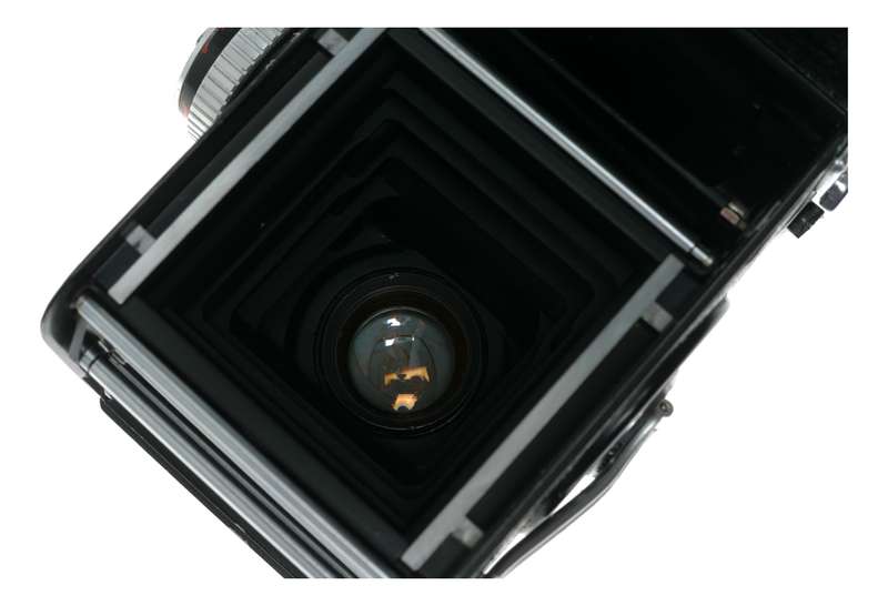 Rolleiflex 6x6 TLR camera Planar 1:3.5 f=75mm working meter