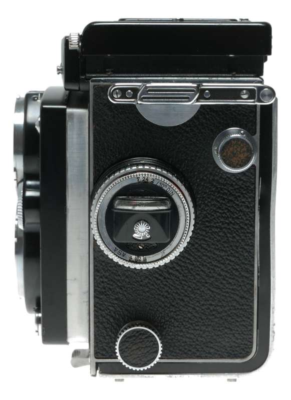 Rolleiflex 6x6 TLR camera Planar 1:3.5 f=75mm working meter