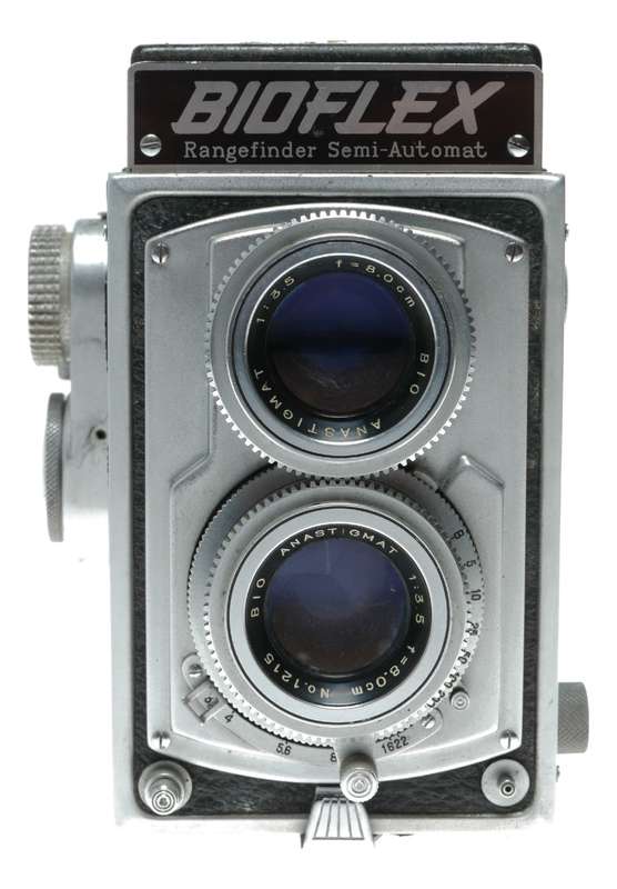 Tokiwa Bioflex Rangefinder Semi-Automat 6x6 camera Bio Anastigmat 1:3.5 f=8.0cm