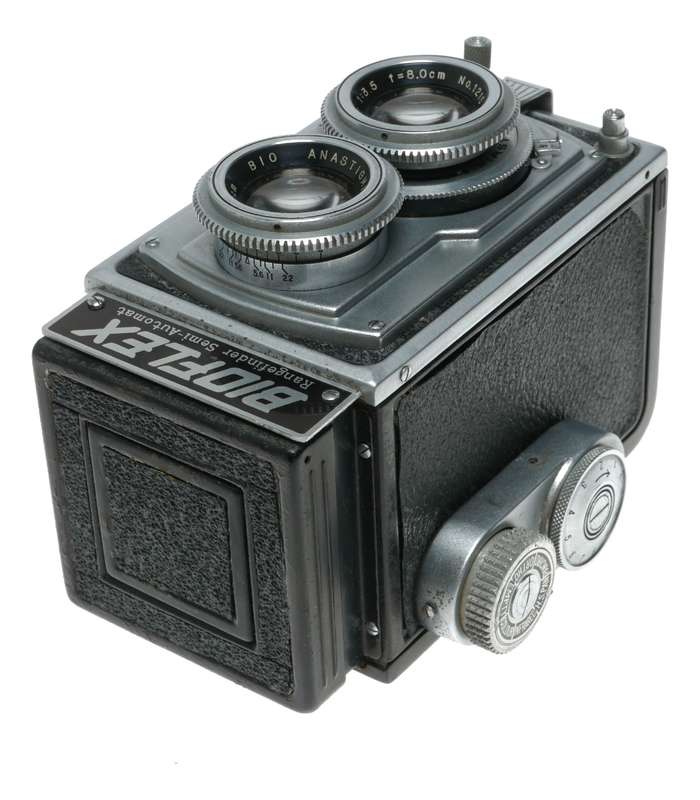 Tokiwa Bioflex Rangefinder Semi-Automat 6x6 camera Bio Anastigmat 1:3.5 f=8.0cm