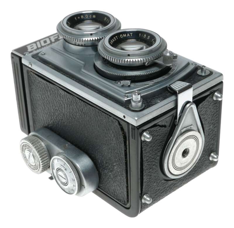 Tokiwa Bioflex Rangefinder Semi-Automat 6x6 camera Bio Anastigmat 1:3.5 f=8.0cm