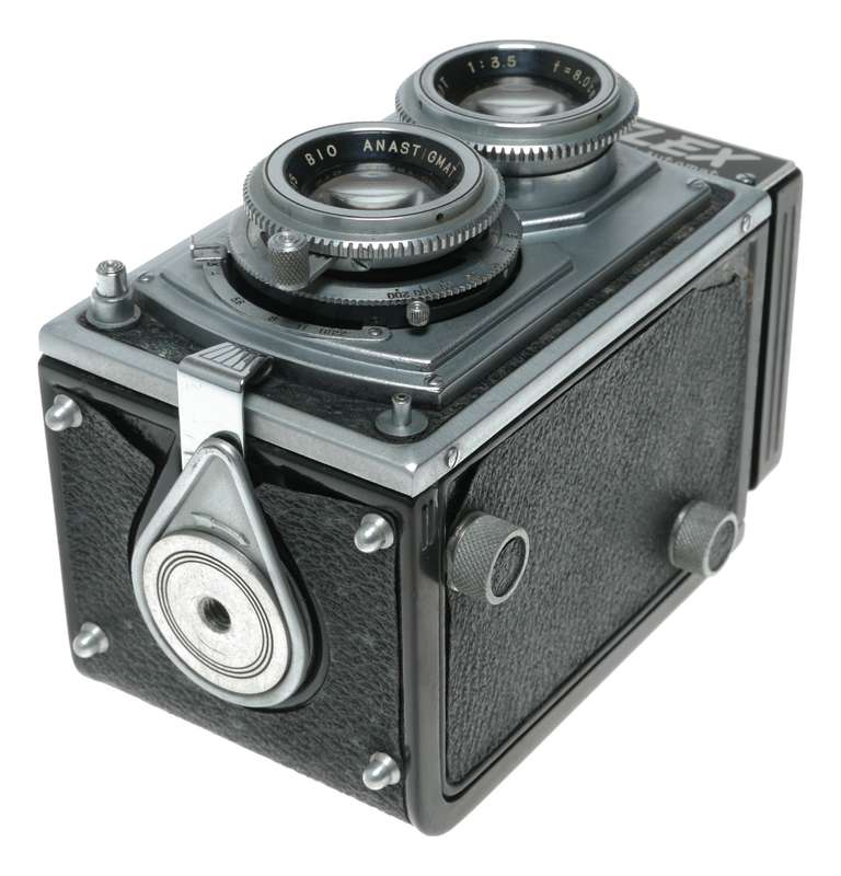 Tokiwa Bioflex Rangefinder Semi-Automat 6x6 camera Bio Anastigmat 1:3.5 f=8.0cm