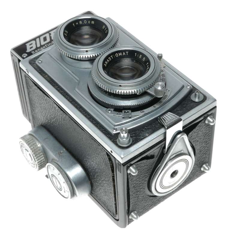 Tokiwa Bioflex Rangefinder Semi-Automat 6x6 camera Bio Anastigmat 1:3.5 f=8.0cm