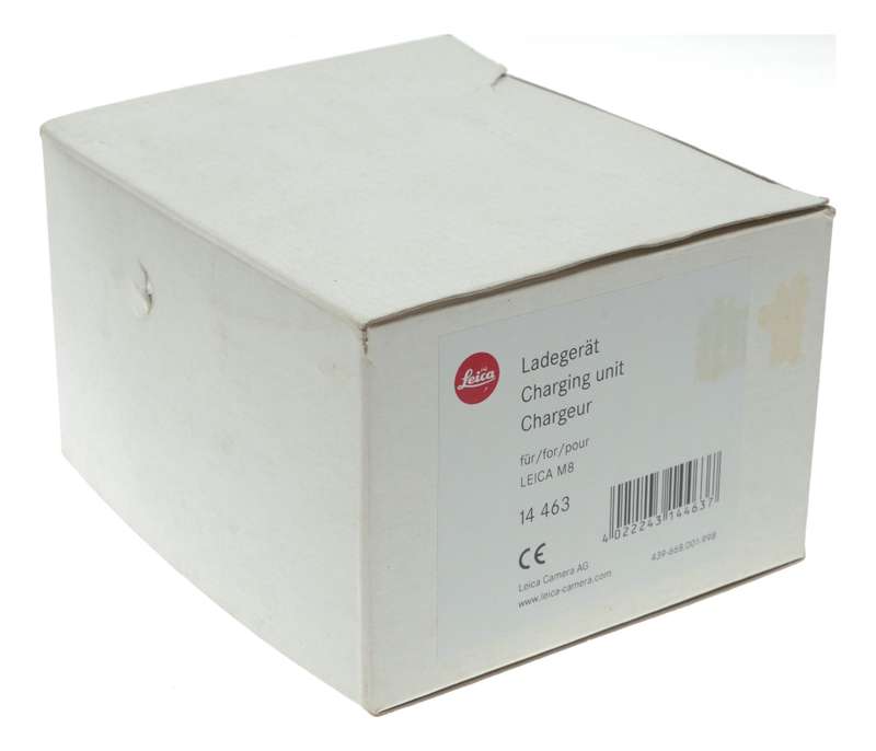 Leica M8 Battery Charging Unit 14463 in box cables papers