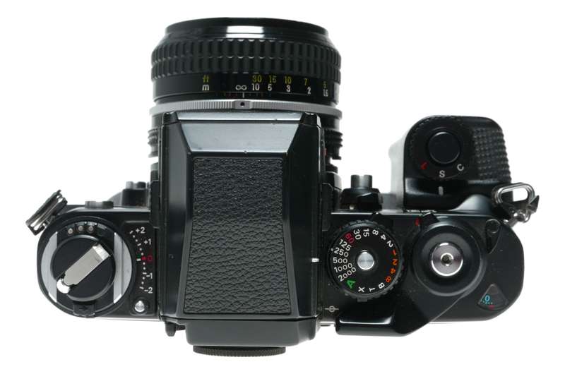 Nikon F3 Press HP 35mm film SLR camera Nikkor 1:2 50mm MD-4 Motor Drive