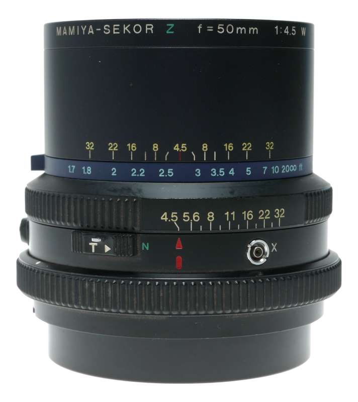 Mamiya Sekor Z f=50mm 1:4.5 W camera lens for RZ67 Pro II