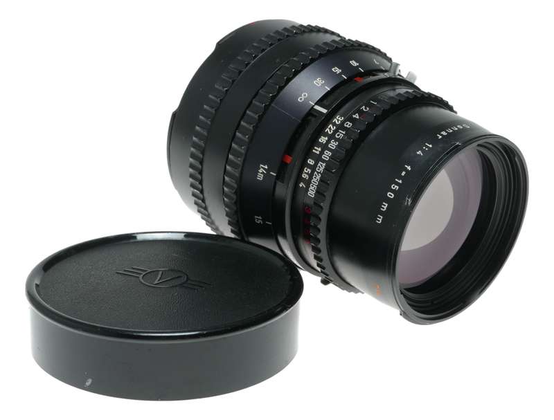 Carl Zeiss 1:4 150mm Sonnar T Hasselblad prime telephoto lens Synchro Compur