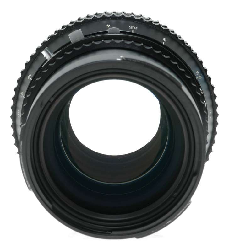 Carl Zeiss 1:4 150mm Sonnar T Hasselblad prime telephoto lens Synchro Compur