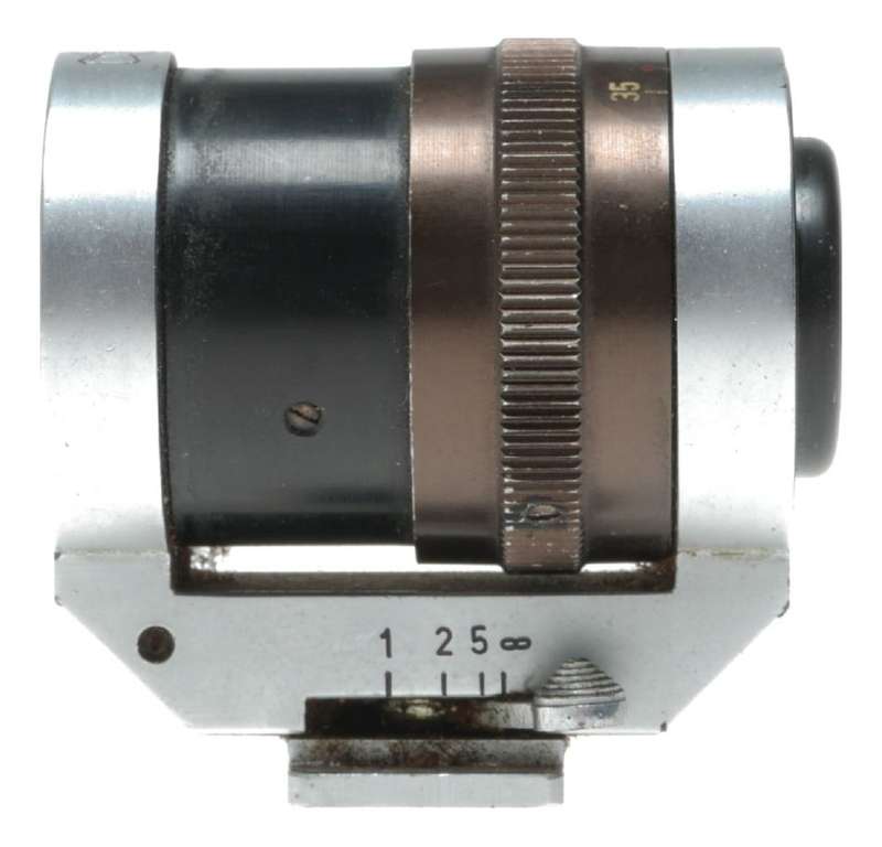 TEWE 35-200mm zoom focus shoe-mounted viewfinder with distance-finding