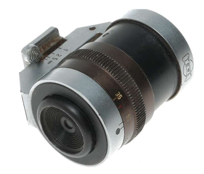TEWE 35-200mm zoom focus shoe-mounted viewfinder with distance-finding