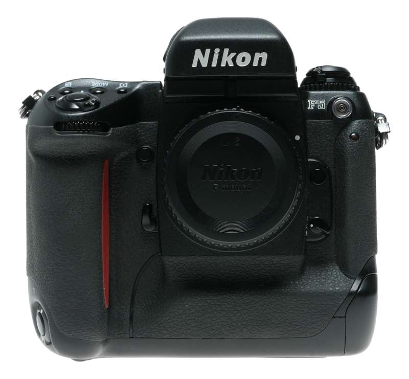 Nikon F5 professional 35mm film SLR camera body strap