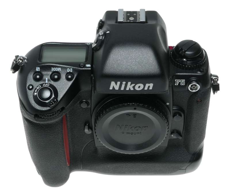 Nikon F5 professional 35mm film SLR camera body strap