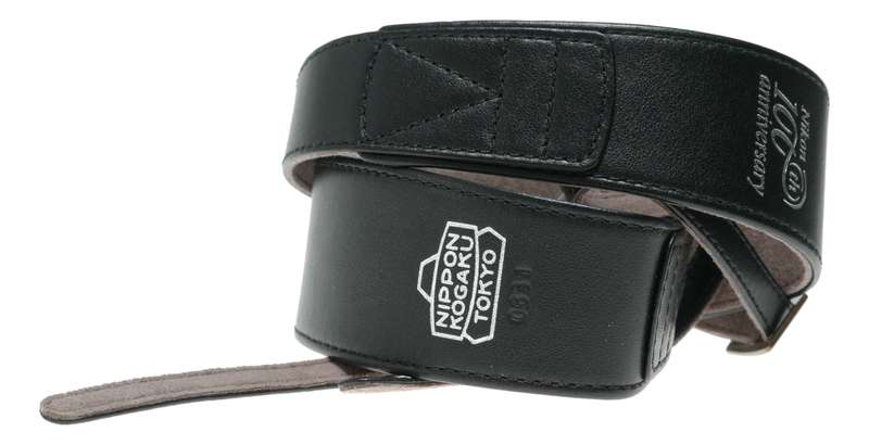 Nikon 100th Anniversary black leather commemorative SLR camera strap rare