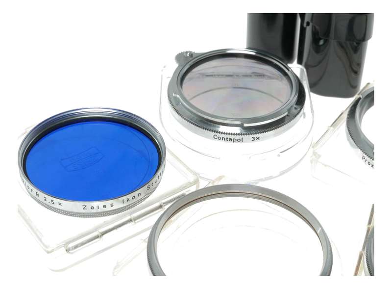 Zeiss Contarex Contapol 3x polarizing B56 Proxar f0.2m Close up lens S60 filters
