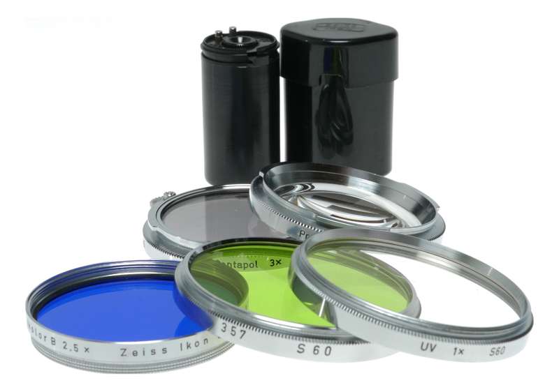 Zeiss Contarex Contapol 3x polarizing B56 Proxar f0.2m Close up lens S60 filters