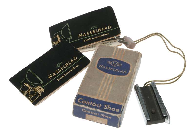 Hasselblad Contact Shoe camera flash sync in box Flash Instructions