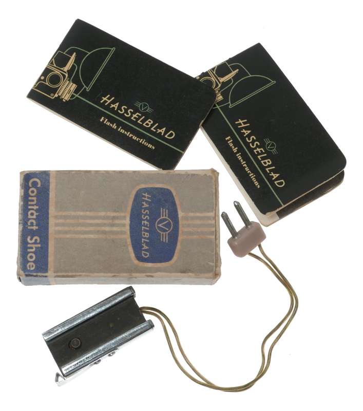 Hasselblad Contact Shoe camera flash sync in box Flash Instructions