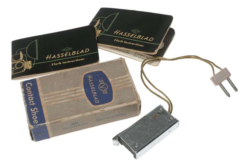 Hasselblad Contact Shoe camera flash sync in box Flash Instructions