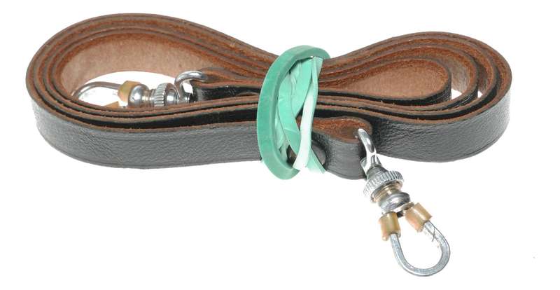 Leica III brown leather neck shoulder strap for 35mm film rangefinder camera