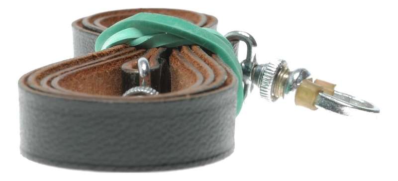 Leica III brown leather neck shoulder strap for 35mm film rangefinder camera