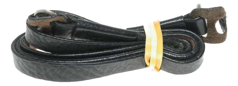 Luigi black leather neck shoulder strap for Leica M rangefinder cameras