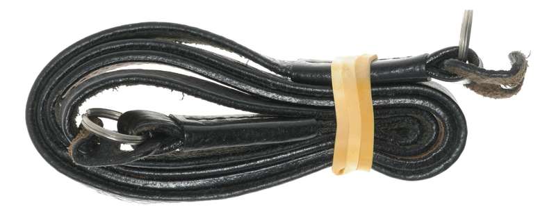 Luigi black leather neck shoulder strap for Leica M rangefinder cameras