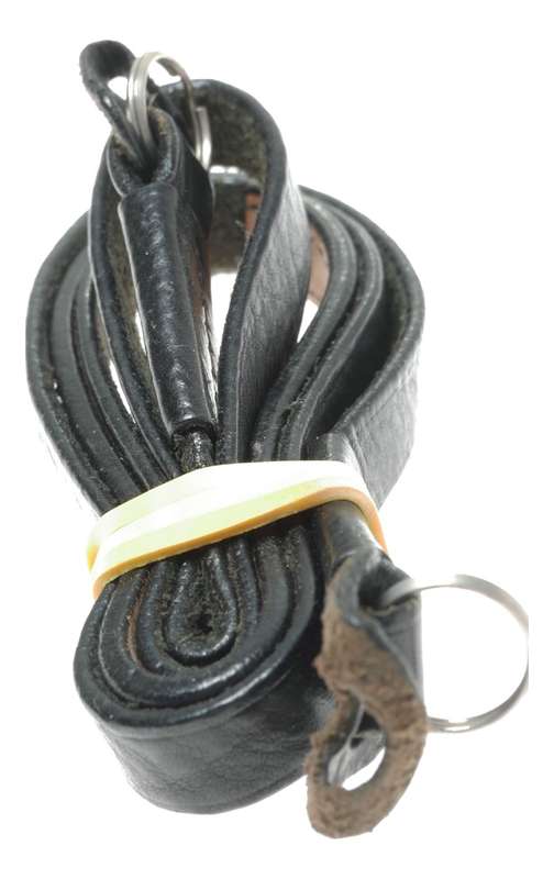 Luigi black leather neck shoulder strap for Leica M rangefinder cameras