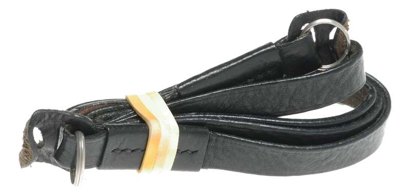 Luigi black leather neck shoulder strap for Leica M rangefinder cameras