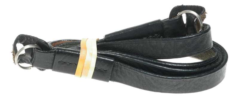Luigi black leather neck shoulder strap for Leica M rangefinder cameras