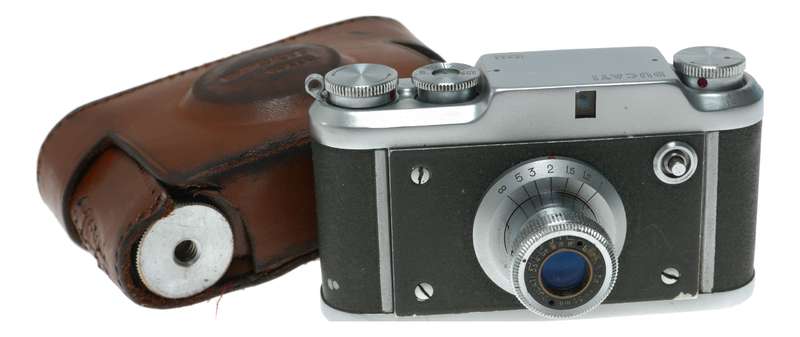 Ducati Simplex OR6404.1 18x24 format half-frame film camera Etar 1:3.5 f=35mm Italy