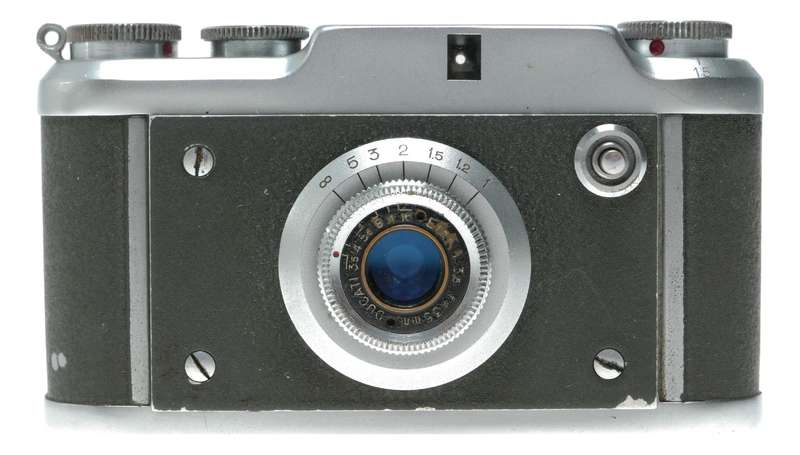 Ducati Simplex OR6404.1 18x24 format half-frame film camera Etar 1:3.5 f=35mm Italy