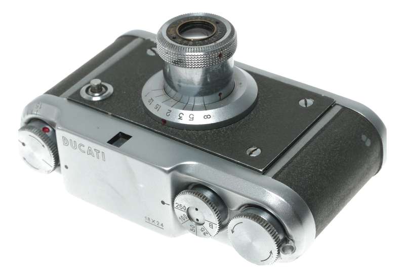 Ducati Simplex OR6404.1 18x24 format half-frame film camera Etar 1:3.5 f=35mm Italy