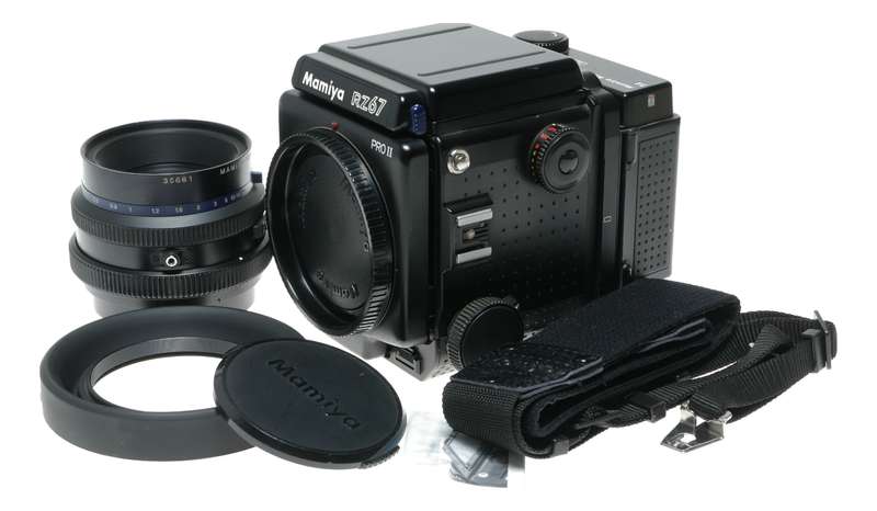 Mamiya RZ67 Pro II camera Pack 120 film back Sekor Z f=110mm 1:2.8 W in box