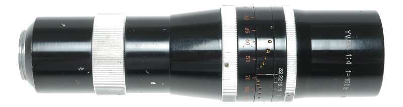 Yvar 1:4 f=150mm Bolex H16 movie camera c-mount telephoto lens