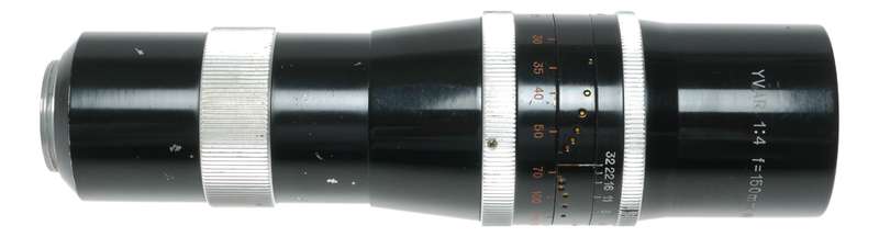 Yvar 1:4 f=150mm Bolex H16 movie camera c-mount telephoto lens