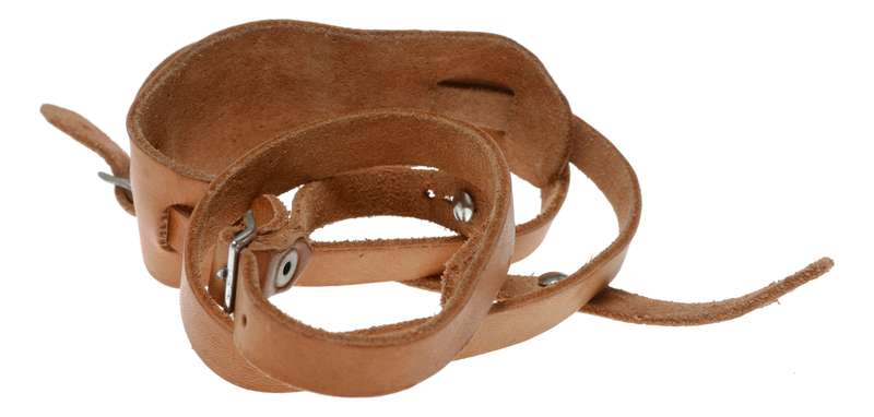 Tan leather camera neck shoulder strap vintage film camera accessory