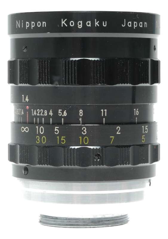 Nippon Kogaku Cine-Nikkor1:1.4 f=25mm C-mount Bolex H16 movie camera lens