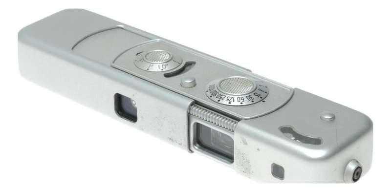 Minox BL sub-miniature spy camera set in box case chain accessories Agfapan 100 film