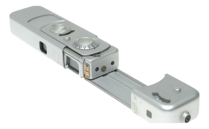 Minox BL sub-miniature spy camera set in box case chain accessories Agfapan 100 film