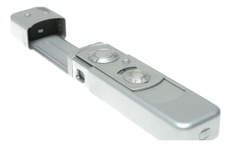 Minox BL sub-miniature spy camera set in box case chain accessories Agfapan 100 film